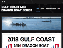 Tablet Screenshot of gulfcoastdragonboatseries.com